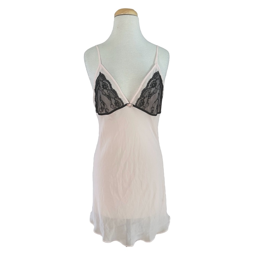 LEPEL Women's Sexy Pink Lingerie Babydoll Sleepwear Size 8